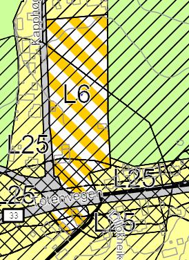Figur 14 Lillo (Kommunedelplan for Lena 2019) Figur 15 Lillo (kommunedelplan for Lena 2008) Fortettingspotensial innenfor sentrumsformål Sentrumsformål har fokus på fortetting.