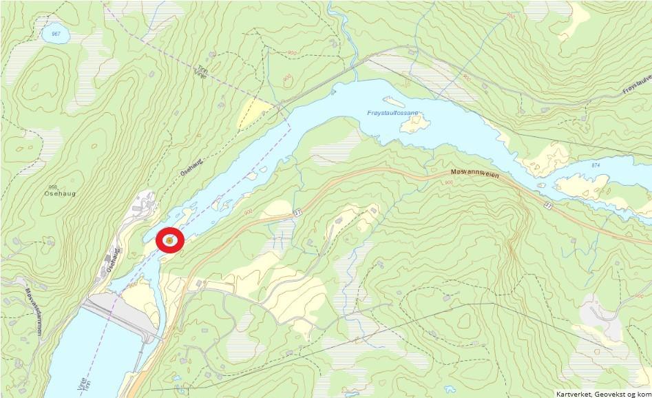 Resultater/vurderinger: Frøystaulåe nedstrøms dam 0-2900-R Dato/er 13.6/18.7/22.8/26.