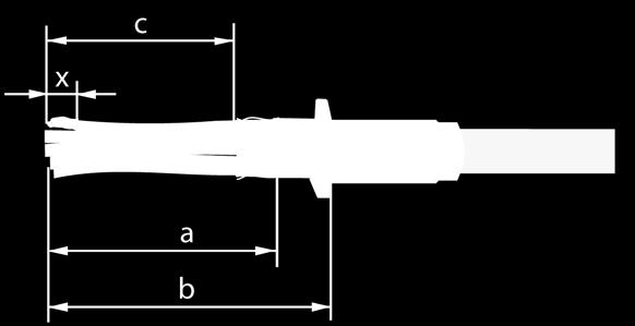 [Figure d] Set up the shielding sleeve in flush with the end of the cable clamp [Figure e] [Figure f]