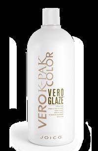 BRUKERVEILEDNING Vero K-PAK Color VeroGlaze Egenskaper Fordeler Vannstoff som ikke lysner natur pigmentet, med En ton i ton, demi-permanent hårfarge en ph på 2,7 En flott begynnelse for kunder som