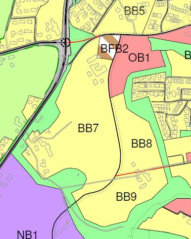 4. UTBYGGINGSOMRÅDE BB9 - Kommuneplan 2018- Uregulert Aust for fv.