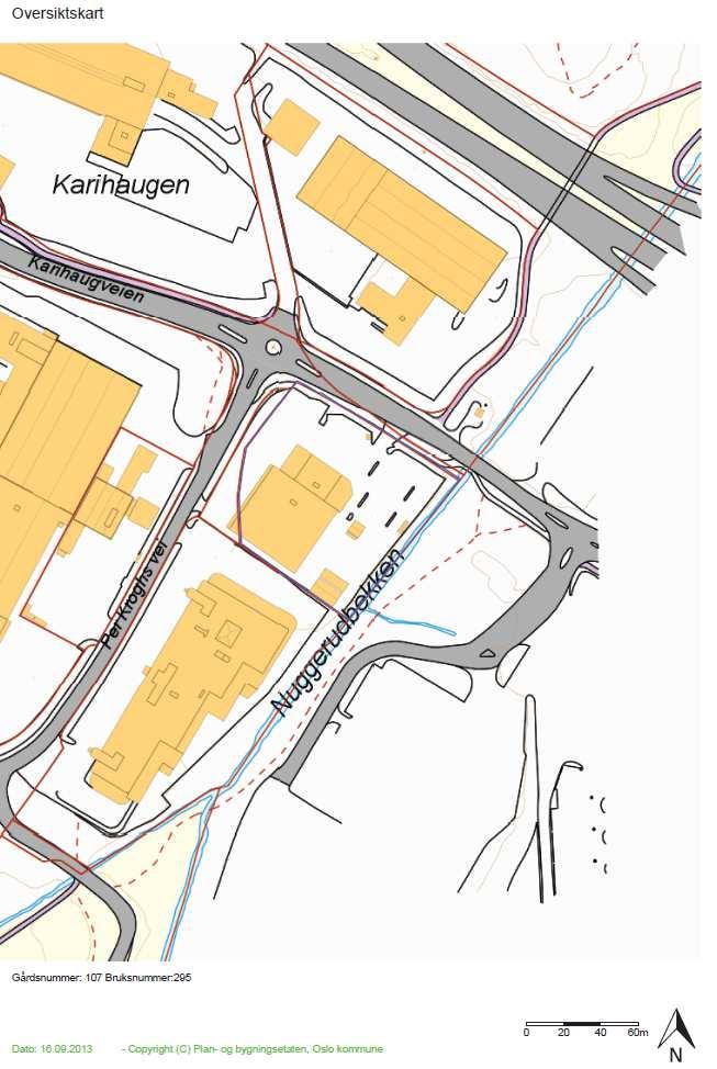 2014 fra Arkitektene Astrup og Hellern AS mottatt varsel om oppstart av detaljregulering av Per Krohgs vei 2, Gnr/Bnr 107/295 og 107/728.