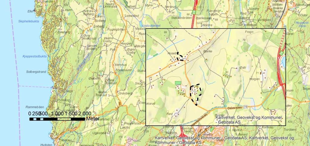 Frogn kommune Kart 1: