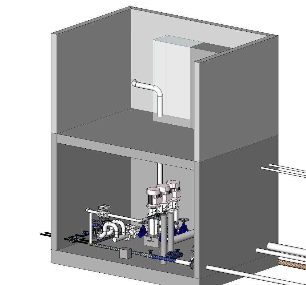 7.3. Utjevningstanker og ventilkjeller Figur 9 viser eksempler på utforming av ventilkjeller