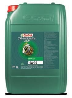 CASTROL TRANSMAX AGRI MP PLUS 10W-30 OG 10W-40 Castrol TRANSMAX Agri MP Plus er en olje som leverer høy ytelse og beskyttelse for motor, girkasse, våtbrems, hydraulikk og frontaksler.