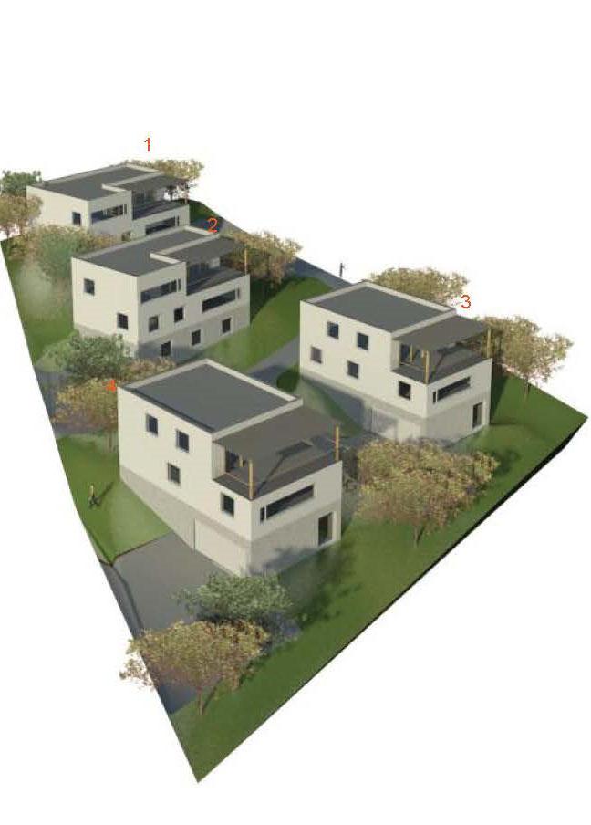 For Sogstikollen 10 er det utarbeidet en skjematisk situasjonsskisse som viser mulig plassering av ny bolig: Eksisterende