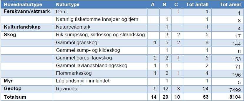 For tiden (pr 2018) foregår det en revisjon av faktaarket for naturtypen ravinedal, med en sannsynlighet for at minstelengden for registrering av en ravinedal vil bli redusert fra dagens verdi på 500