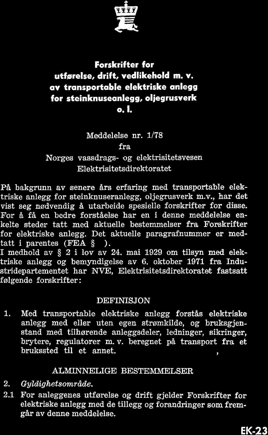 I Denne Forbindelse Har Nve Elektrisitetsdirektoratet I Medhold Pdf Gratis Nedlasting