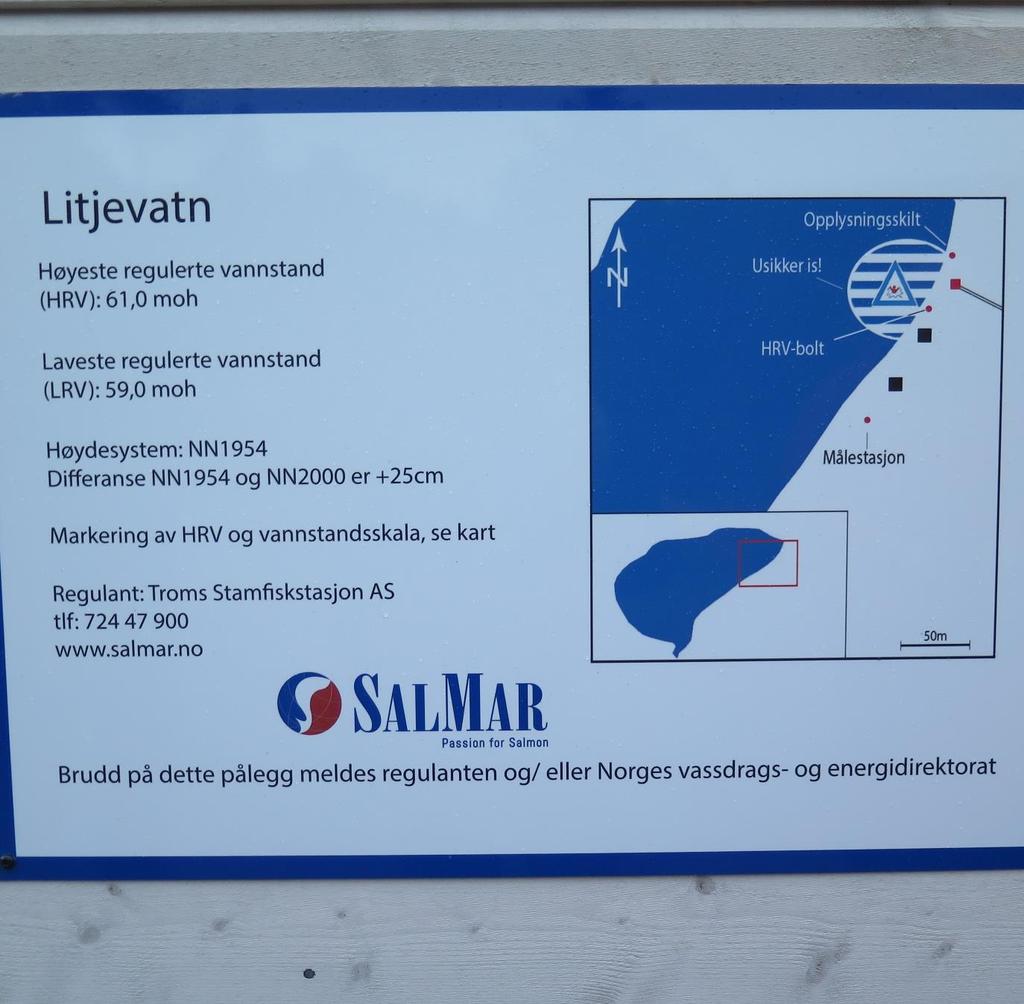 Storelvvassdraget Jøvika, Senja Miljømål ikke nådd risiko Vassdragskonsesjon med naturforvaltningsvilkår Pålegg om undersøkelser i 2019 fra FM