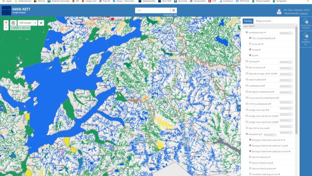 Vann-Nett og Vannmiljø Vann-Nett er et nettbasert