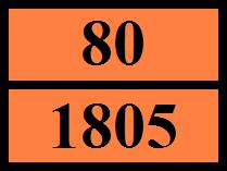 Oransjefargede skilt : Tunnelbegrensingskode (ADR) EAC-kode : E : 2R - Sjøfart Spesiell bestemmelse (IMDG) : 223 Begrensede mengder (IMDG) Unntatte mengder (IMDG) Emballeringsinstrukser (IMDG)