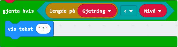 Steg 3: Sett sammen programmet I ved start skal det legges inn en kloss som heter call Velg fasit fra Funksjoner. Denne klossen henter funksjonen Velg fasit og kjører koden der den plasseres.