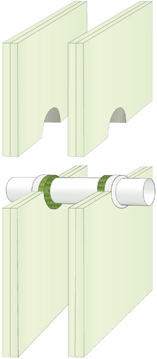 TOM - BRANNMOTSTAND EI 30 (E 60) TOM - BRANNMOTSTAND EI 60 (E 90) 75MM GIPS, MUR ELLER BETONG - VEGGER