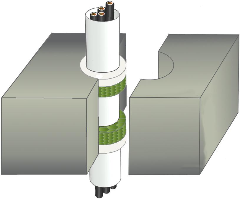 25mm på TOM BRANNMOTSTAND EI 180 (E 180) GRAFT FR