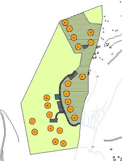 Reguleringsplan - Plankart for fritidsboliger/hytteområde Punktplassering av fritidsbebyggelse Planen