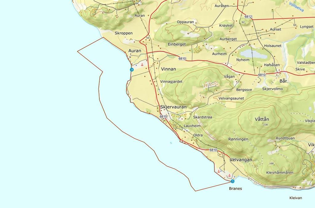 Besøksstrategi for 8 fuglefredningsområder i Ramsar-området Trondheimsfjorden våtmarkssystem Vedlegg 7 kart Vinnan