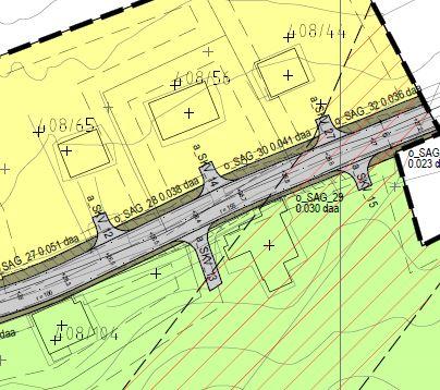 4 Skildring av planforslaget 4.2.6 Avkøyrsler I forslaget til endring er avkøyrsler som i gjeldande plan er regulert med kjørevegføremål, endra til avkøyrselpiler.