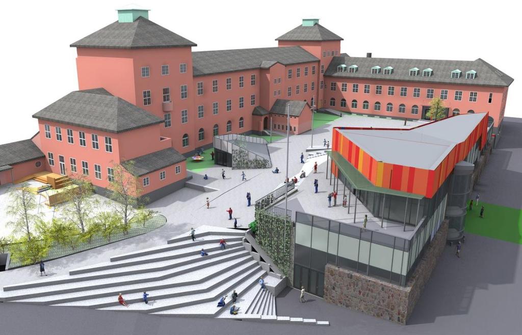 Ny Kronborg i Bergen skole barnehage idrettshall
