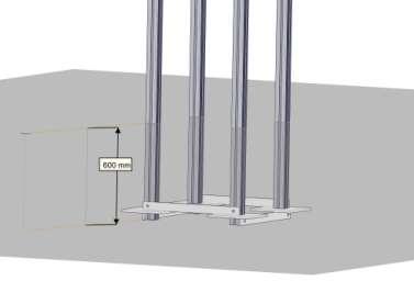 Fundamentering med betong / Foundation concrete / Förankring med betong tøtsand afer surface tridsan Bakkenivå Ground level Marknivå Ref -E 177 Komprimert masse. Compressed mass. Komprimerad massa.