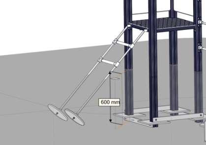 For klatrenett For climbing net För klättemät Komprimert masse Compressed mass Komprimerad massa tøpefri nedgraving Concrete-free anchor edgrävningsfundament Dybde