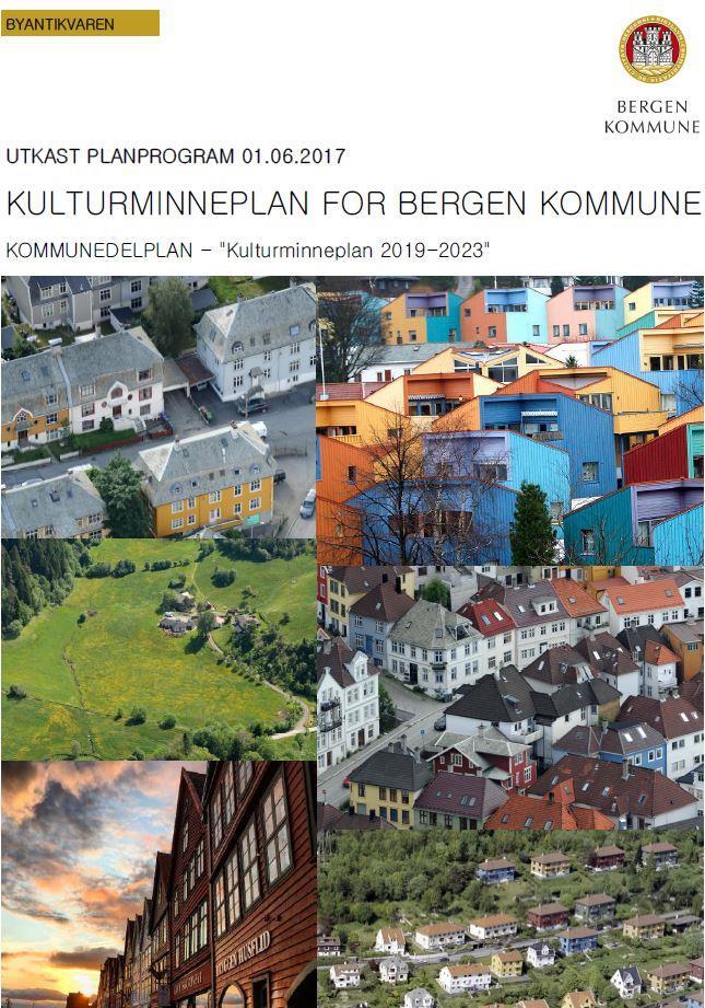 Kulturminneplan for Bergen Kulturminneplanen skal øke kunnskapen om kulturminner og gi kunnskapsgrunnlag for beslutninger som berører kulturminner.