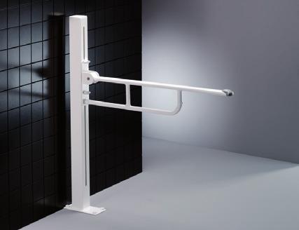 mer enn 700 mm veggmontering ikke er mulig Toalettstøtte R1100000 Toalettstøtte Lengde: 850 mm.