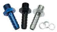Barbs AN to Barb Blue Black Silver HOSES, PRODUCT FITTINGS