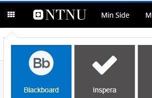 Mer informasjon Innsida https://innsida.ntnu.no/ Blackboard logg på fra ntnu.