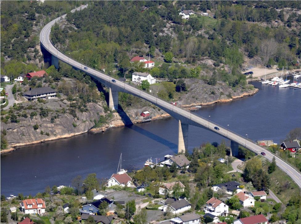 2. Dagens situasjon Østfold fylkeskommune har bestemt at det skal bygges en ny Kjøkøysund bru som skal erstatte dagens bru.