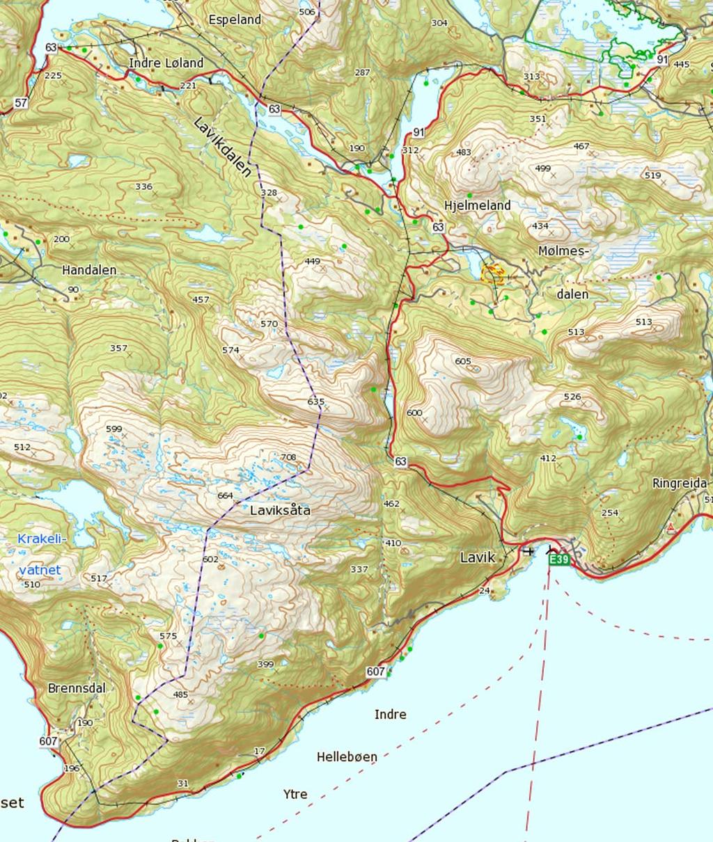 2017 Målestokk 1:50000