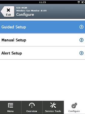 5. I skjermen Configure (Konfigurer) velger du Guided Setup (Veiledet oppsett).