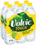 Apfel PET DPG Volvic Touch Zitrone-Limette PET DPG Volvic Touch Pfirsich PET DPG Volvic Touch Kirsche PET DPG