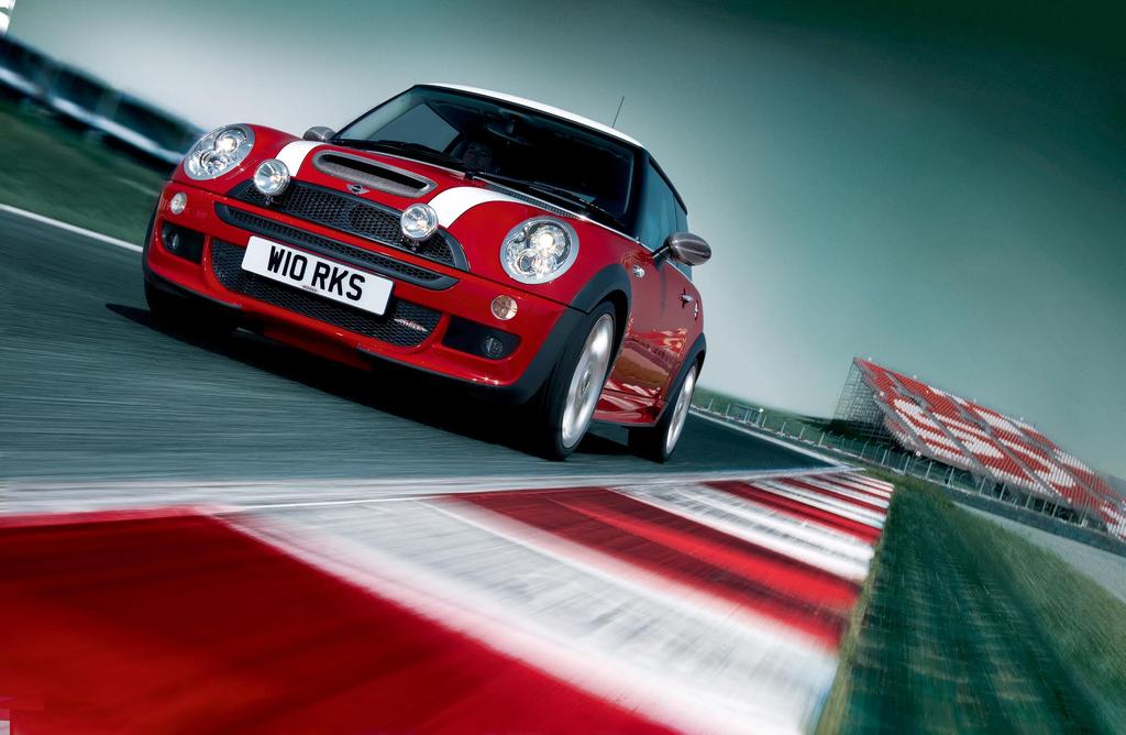 On the racetrack. Perfect styling guaranteed.