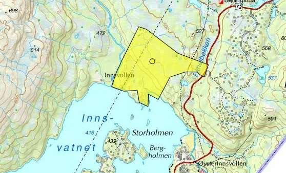 Søndag På søndag registrerte vi i nordkanten av Innsvatnet. Området besto for det meste av myr og blandingsskog.