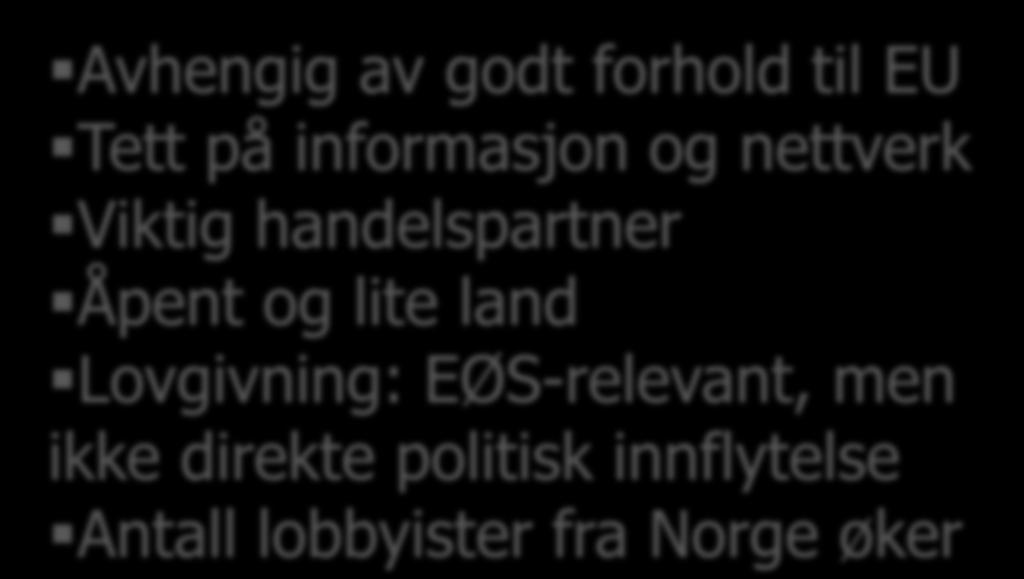 på informasjon og nettverk Viktig