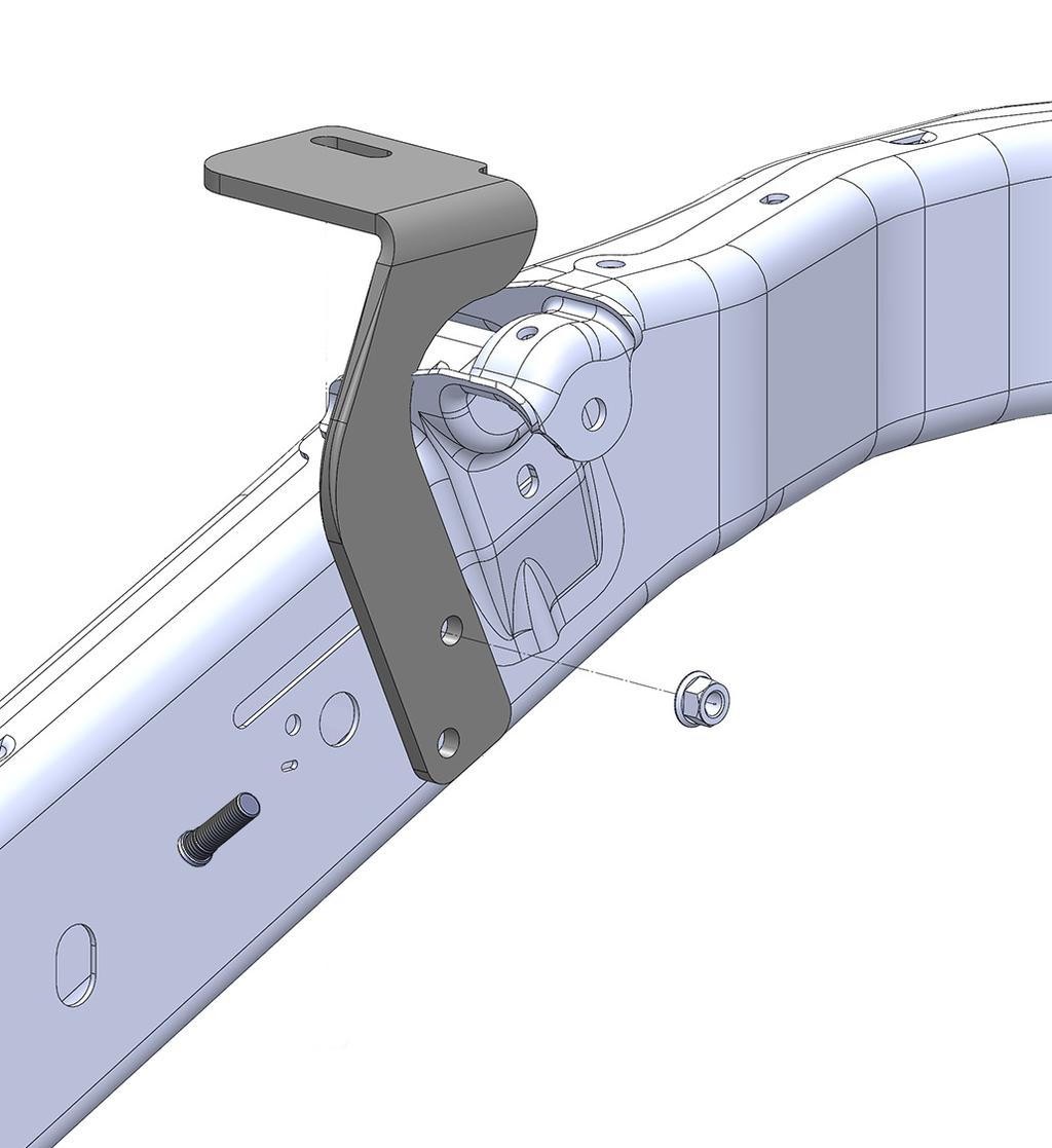 INSTALLATION PART 1 BRACKET PLACEMENT & BED HOLE LOCATIONS Since most truck beds are not installed square to the frame or are the same distance from the back of the cab, the installer will need to