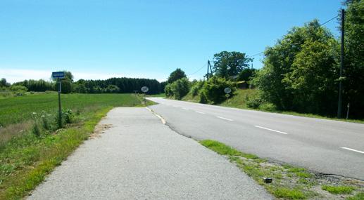 Denne sykkelveien mangler i dag en 60 meter lang forbindelse med Støttumveien.