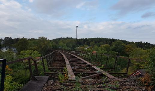 Smålensbanens vestre kystlinje er en del av den gamle jernbanetraséen gjennom Vestby kommune.