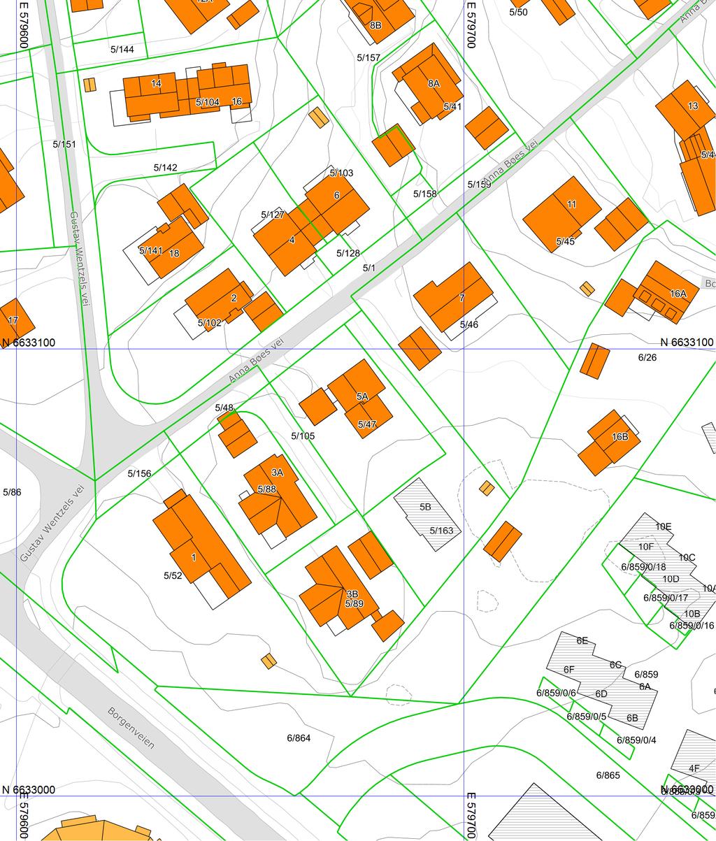 Grunnkart Asker kommune Eiendom: Adresse: Dato: Målestokk: 5/47 Anna Bøes vei 5A 19.09.2018 1:1000 UTM-32 Eiendomsgr. nøyaktig <= 10 cm Eiendomsgr. mindre nøyaktig >200<=500 cm Eiendomsgr.