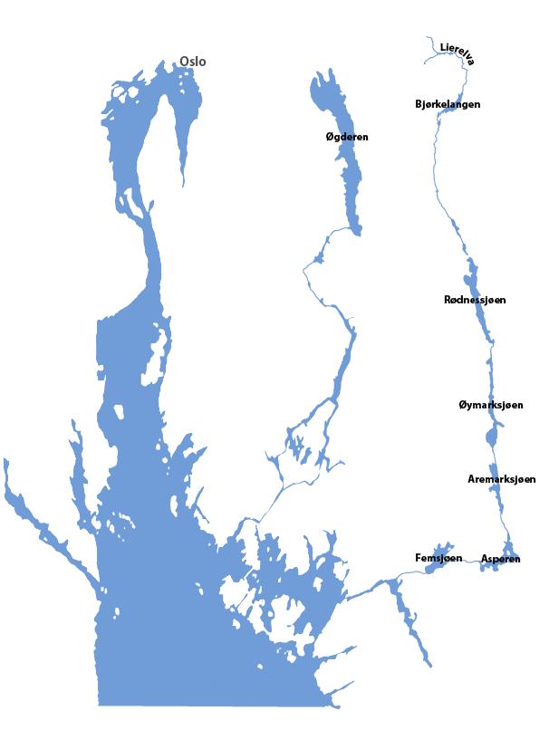 Vedlegg 1 Om vassdraget Haldenvassdraget Haldenvassdraget er et ca. 15 mil langt vassdrag som munner ut i Svinesund ved Fredriksten festning i Halden. Nedbørsfeltet er ca.