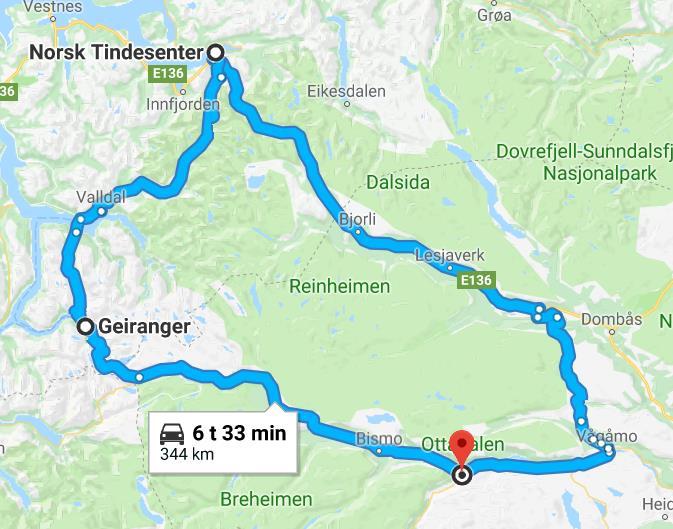 Besøksstrategi 17/03/2019 24 Fokus på RUNDREISE rundt Reinheimen skal bidra til å synleggjere fleire tilbod og opplevingar langs hovudferdselsårene.