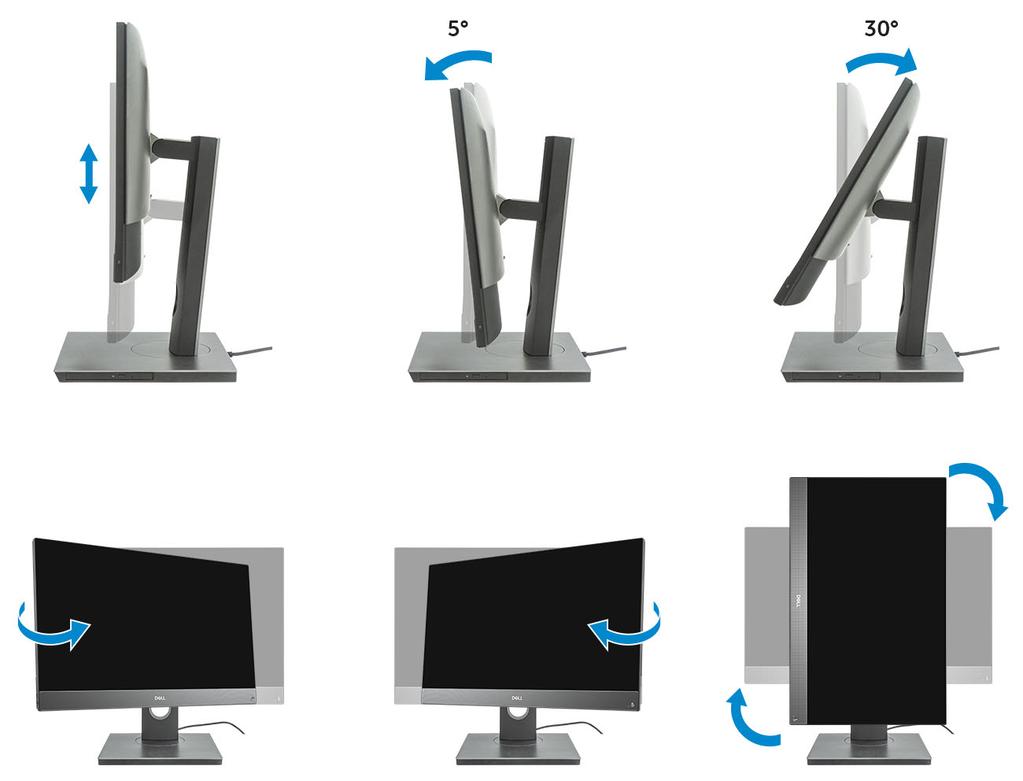 Height adjustable stand with optical drive transform (Endre den