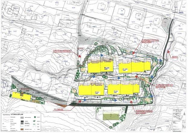 Konsept for Kikkut terrasse Søknad om rammetillatelse: Felt B1 - Terraserte blokkleiligheter (66 stk) - 34 stk 2-roms - 16 stk 3-roms