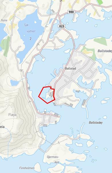 Område for nytt planinitiativ Tiltakshaver, Godthåp as ønsker å utvikle området og tilrettelegge for fylling i sjø.