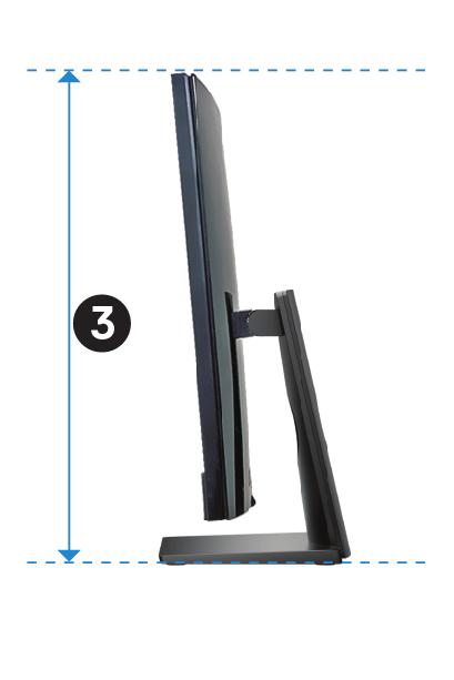 tommer) System dimensions (pedestal stand) (Systemdimensjoner Systemdimensjoner pidestallfot) Tabell 4.