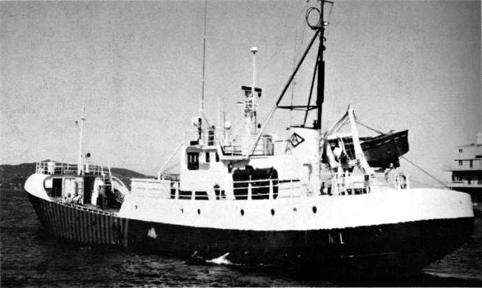 SFJ00319280120001 DS/HVB STAR XI som stand-by båten TERTEN. 1928 DS/Hvb STAR XI (SFJ003192801) Type: Dampskip, hvalfanger steam ship, whale catcher.