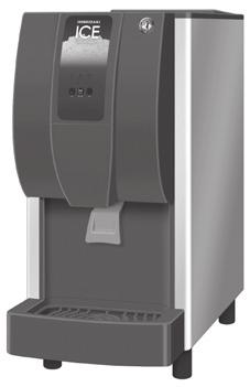 Dispensere Is-/vanndispensere Is- og vanndispensere i DCM-serien produserer følgende kombinasjoner: bare is, vann og is eller kun vann.