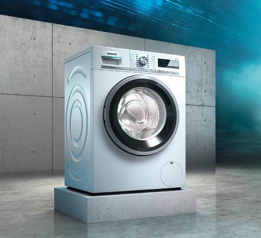 Du kan enkelt velge program og funksjoner, samt starte vaskemaskinen via Home Connect-appen.