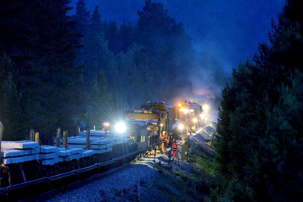 Bane NOR som aktør i jernbanesektoren Forvaltning, drift og vedlikehold, samt fornyelse av infrastrukturen Operativ drift av jernbanen inkludert trafikkstyring Utredning,