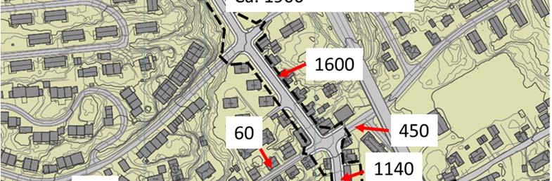 I forbindelse med støyvurderinger og dimensjonering av vegnett er det normalt å dimensjonere for trafikkmengder 20 år frem i tid.